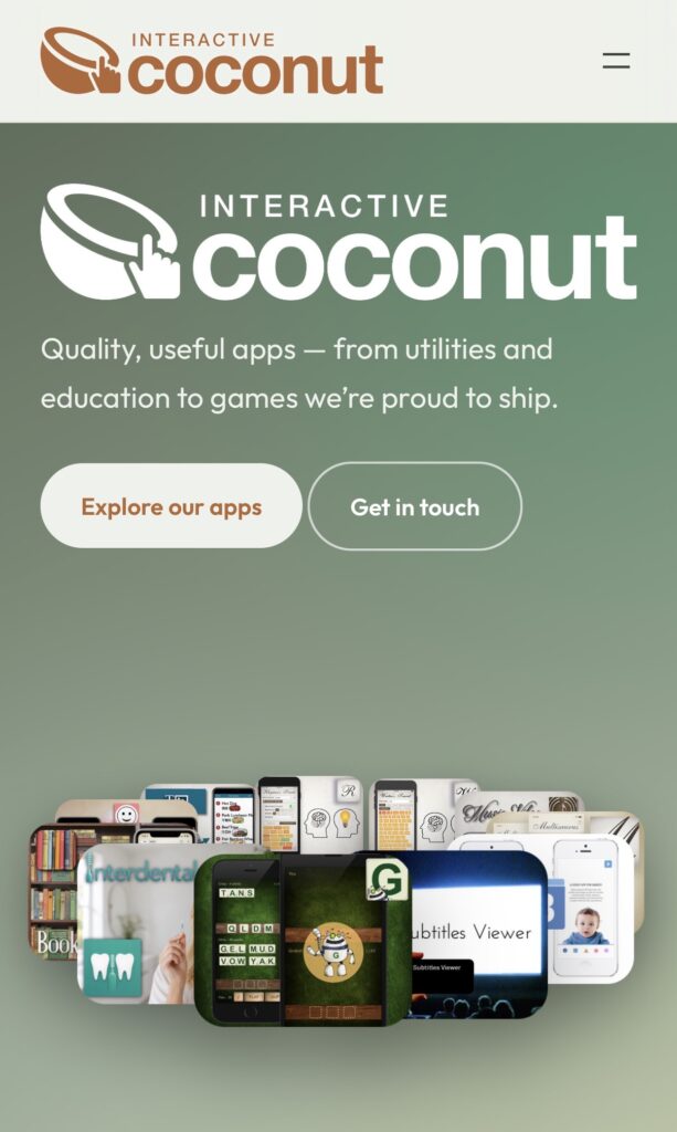 homepage mobile